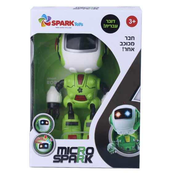 רובוט Micro Spark דובר עברית 3
