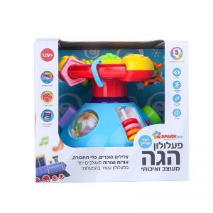 פעלולון הגה מקרן תקרה דובר עברית