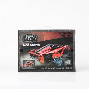 מכונית אדומה עם שלט BLOX 4