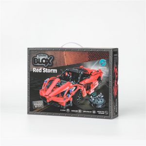 מכונית אדומה עם שלט BLOX 7